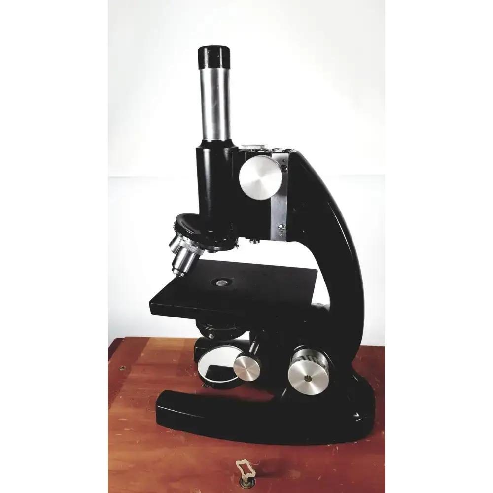 Bausch & Lomb Optical Co. Microscope in Wood Eimer Microscope, as-is (for parts) product photo 6
