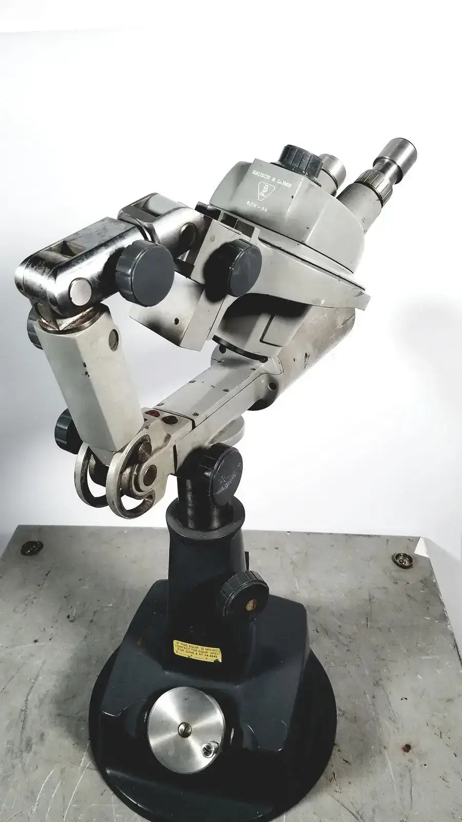 Bausch & Lomb Stereo Microscope 0.7x-3x Zoom Microscope, as-is (for parts) product photo 1