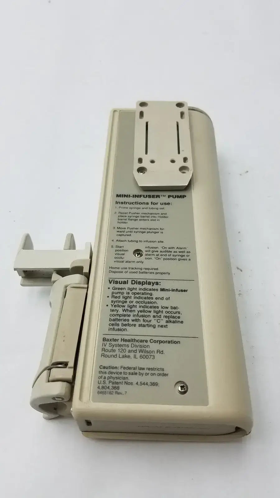Baxter Mini-Infuser 150XL Infusiion Pump Infusion Pump, second-hand product photo 7