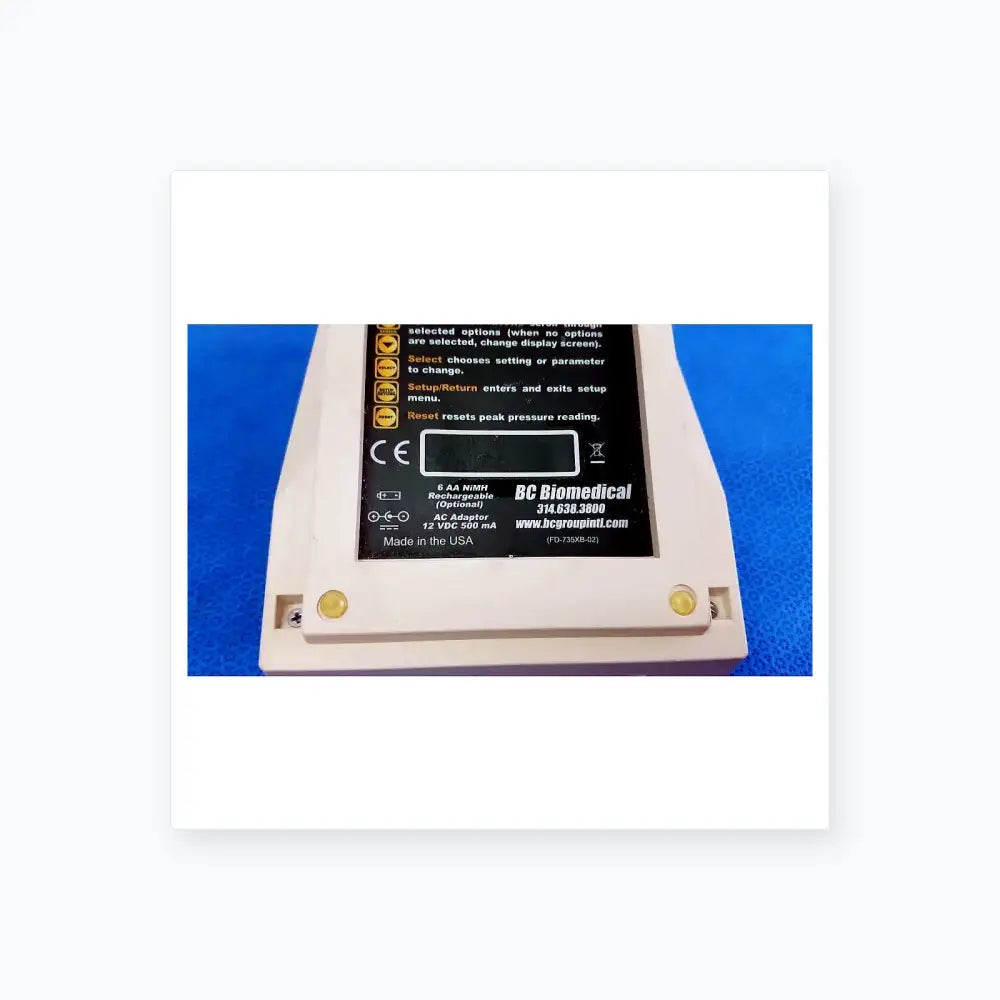 BC Biomedical NIBP-1010 Blood Pressure Simulator Blood Pressure Simulator, as-is (for parts) product photo 10