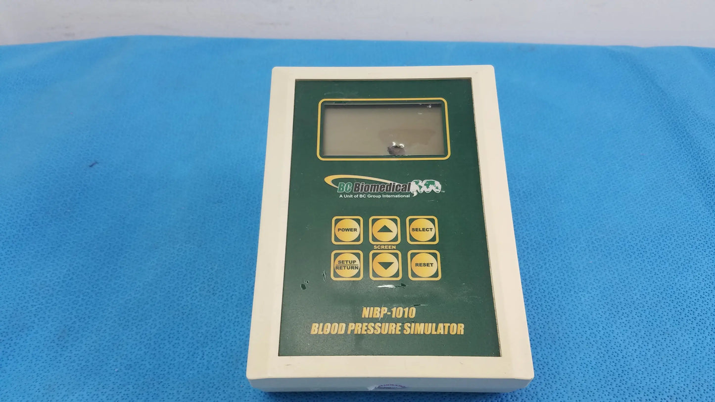 BC Biomedical NIBP-1010 Blood Pressure Simulator Blood Pressure Simulator, as-is (for parts) product photo 1