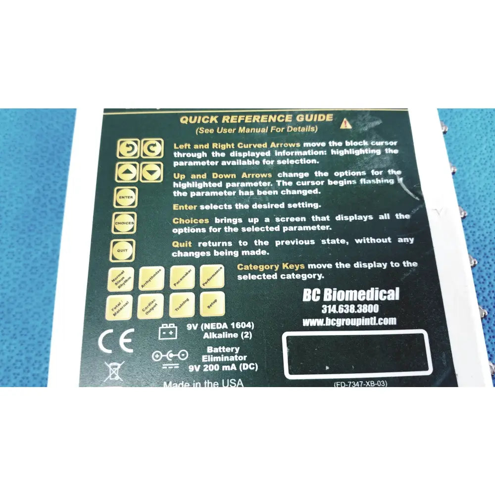 BC Biomedical PS-2240 Patient Simulator Patient Simulator, second-hand product photo 10