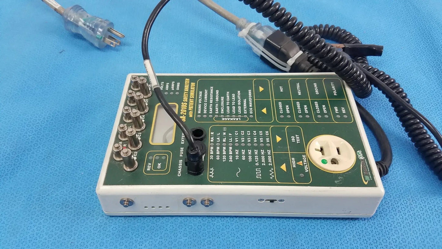 BC Biomedical SA-2010S Safety Analyzer With Patient Simulator and Chassis Cable Safety Analyzer with Patient Simulator, second-hand product photo 11