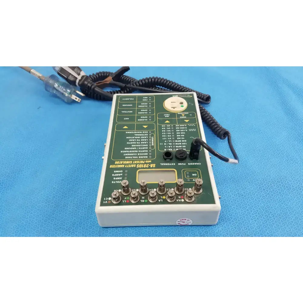 BC Biomedical SA-2010S Safety Analyzer With Patient Simulator and Chassis Cable Safety Analyzer with Patient Simulator, second-hand product photo 9