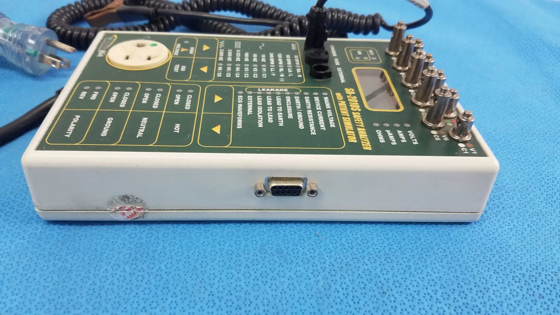 BC Biomedical SA-2010S Safety Analyzer With Patient Simulator and Chassis Cable Safety Analyzer with Patient Simulator, second-hand product photo 8
