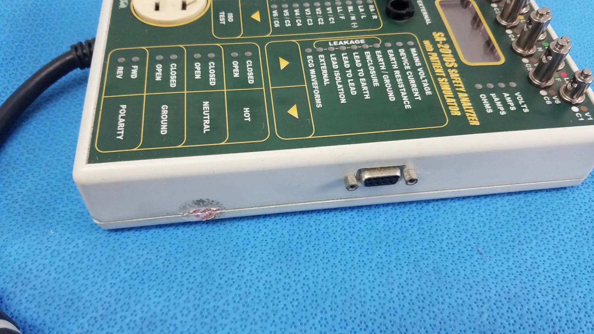 BC Biomedical SA-2010S Safety Analyzer With Patient Simulator and Chassis Cable Safety Analyzer with Patient Simulator, second-hand product photo 6