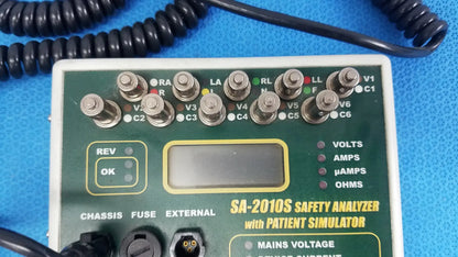 BC Biomedical SA-2010S Safety Analyzer With Patient Simulator and Chassis Cable Safety Analyzer with Patient Simulator, second-hand product photo 3