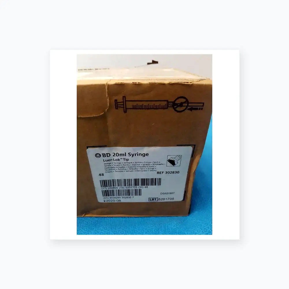 BD 20ml 48 Syrings - REF 302830 Box Syringe, second-hand product photo 3