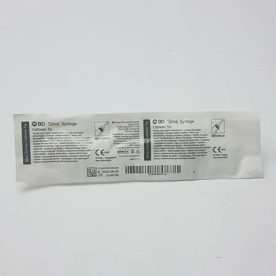BD 50ml Cattheter Tip Syringe With Cover Cap STERILE Catheter Tip Syringe, second-hand product photo 1