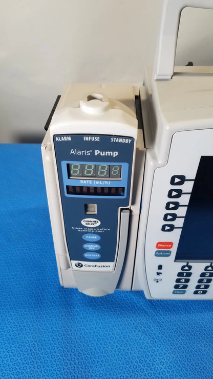 BD Alaris 8015 PC Pump With 2x 8100 Modules Modular Infusion Pump System, second-hand product photo 3