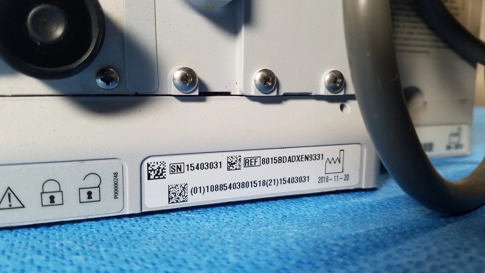 BD Alaris 8015 PC Pump With 2x 8100 Modules Modular Infusion Pump System, second-hand product photo 13