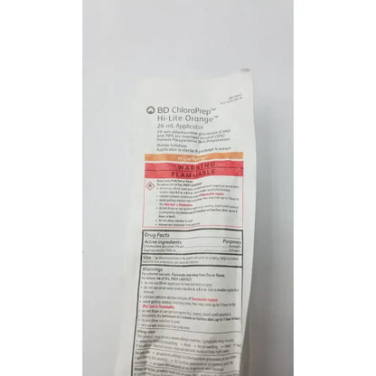 BD Chloraprep 930815 Hi-Lite Orange 26ml Applicator Skin Prep Applicator, second-hand product photo 2