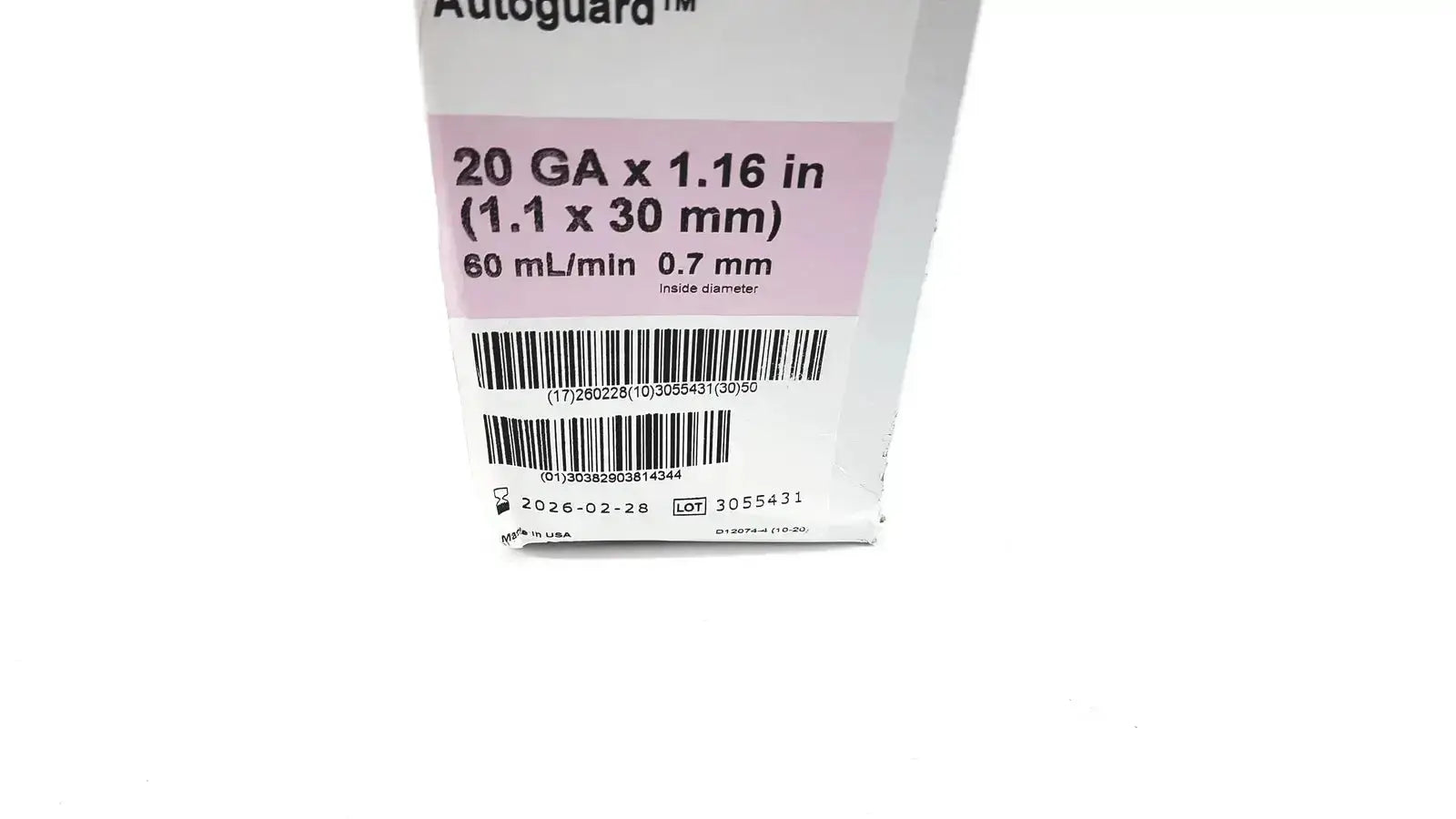 BD Insyte - 20 G x 1.16 in IV Catheter, second-hand product photo 5