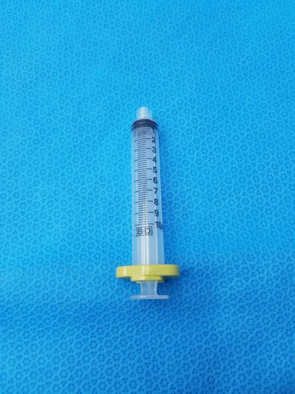 BD Syringe 10ml with Yellow Clip Syringe, second-hand product photo 9