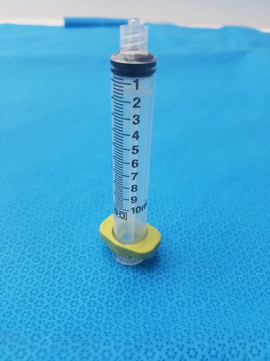 BD Syringe 10ml with Yellow Clip Syringe, second-hand product photo 2