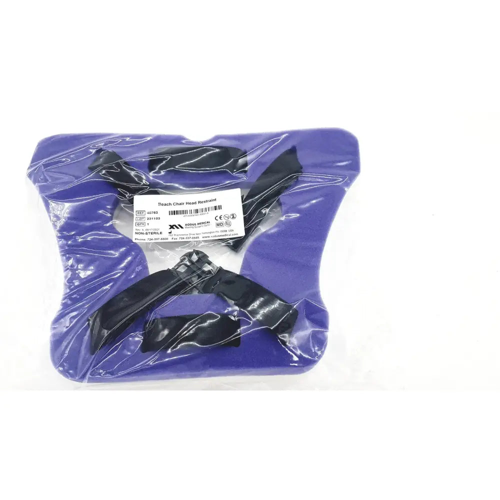 XODUS Medical Beach Chair Head Restraint 40763 Xodus One Size Fits Most Clip Strap Patient Positioning Head Restraint, new product photo 1