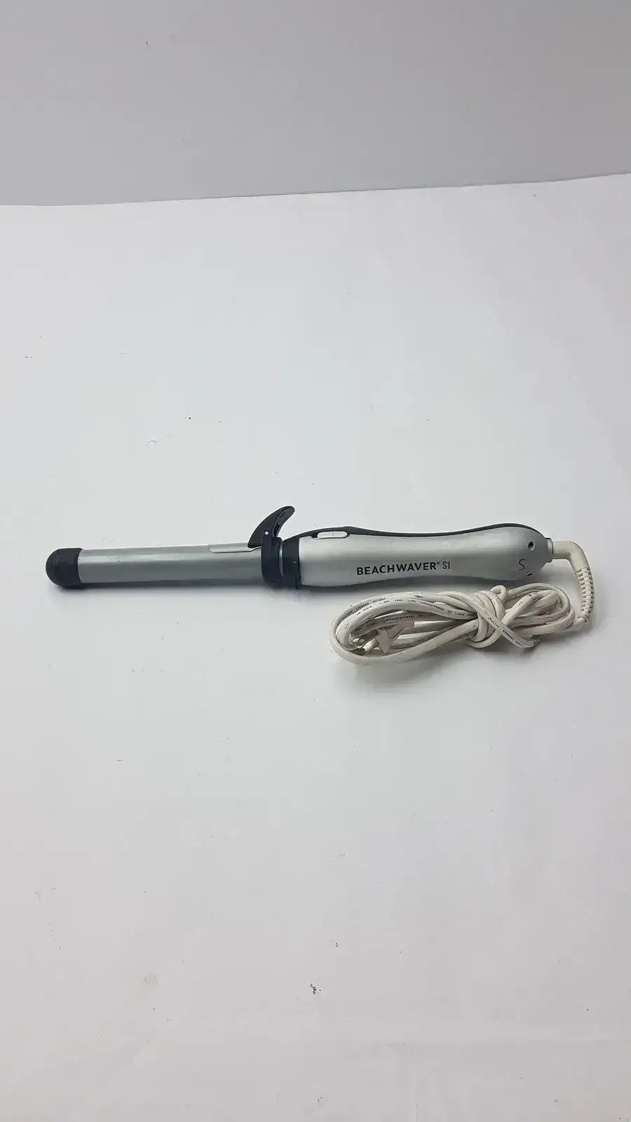 Beachwaver S1 Ceramic Rotating Curling Iron 1” Barrel Silver Curling Iron, second-hand product photo 7