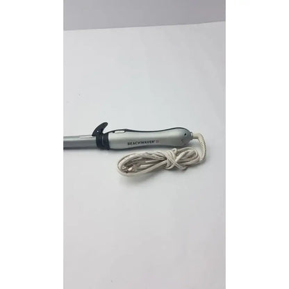 Beachwaver S1 Ceramic Rotating Curling Iron 1” Barrel Silver Curling Iron, second-hand product photo 6