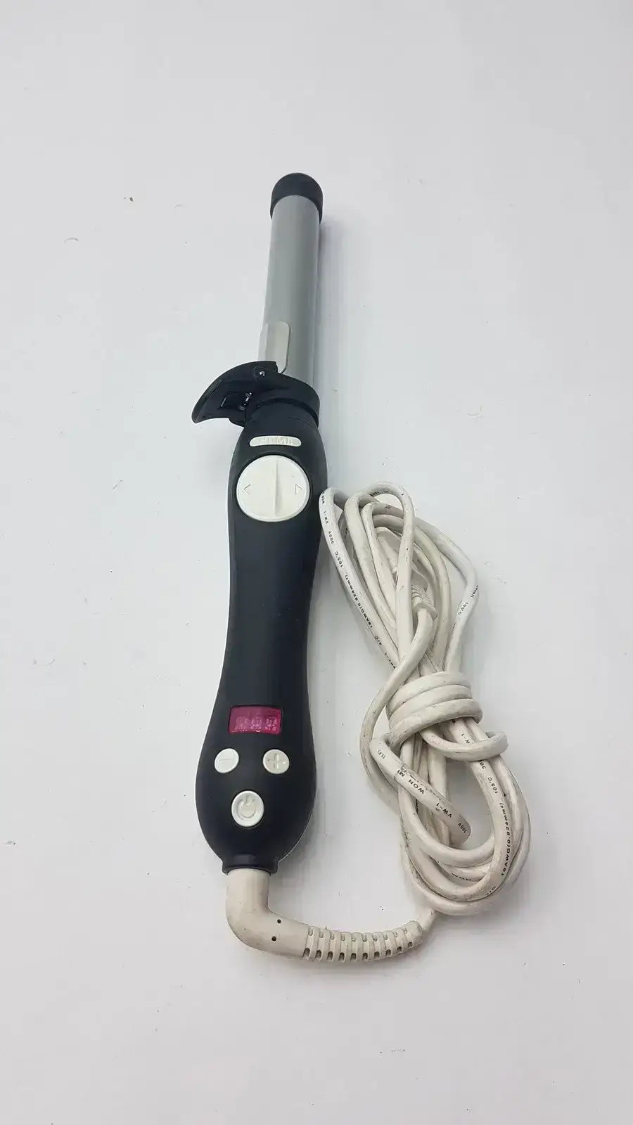 Beachwaver S1 Ceramic Rotating Curling Iron 1” Barrel Silver Curling Iron, second-hand product photo 4
