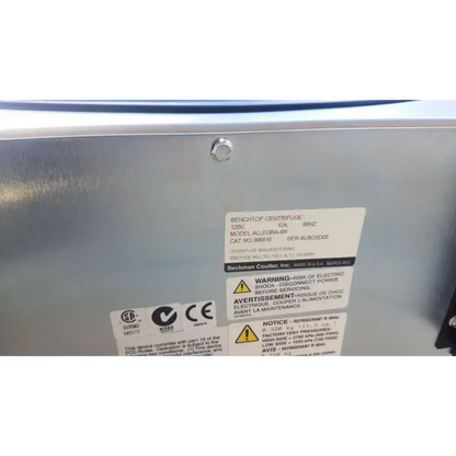 Beckman Coulter Allegra 6R Refrigerated Benchtop Centrifuge Centrifuge, second-hand product photo 12