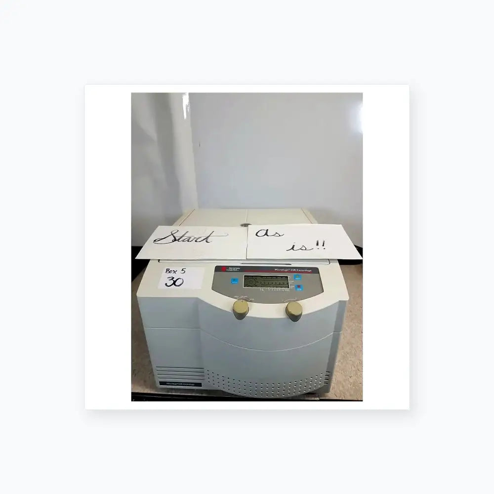 Reuse Medical Beckman Coulter Refrigerated Centrifuge Microfuge 22R Cat No 368826 Centrifuges, as-is (for parts) product photo 1