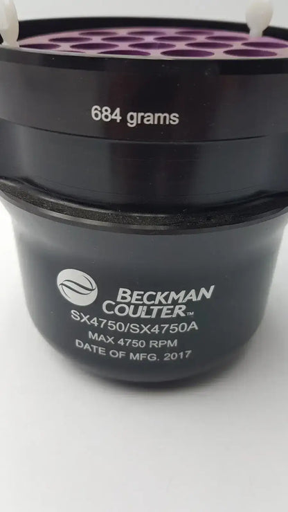 Beckman Coulter SX4750 / SX4750A MAX 4750 RPM Swing Bucket Rotor 684 Grams Centrifuge Rotor, second-hand product photo 1
