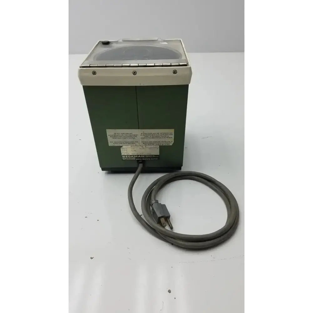 Beckman Coulter Beckman Microfuge B Cat No. 338720 Microcentrifuge, second-hand product photo 6