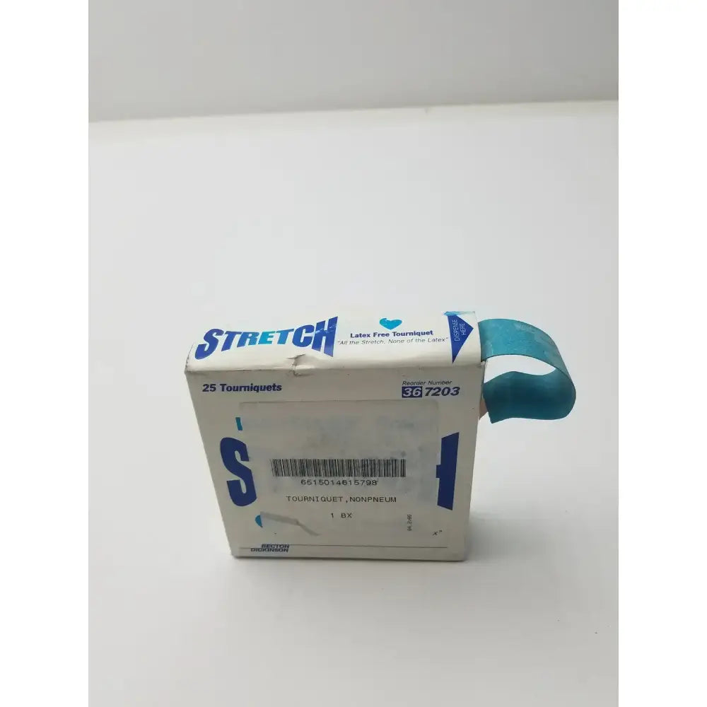 Becton Dickinson BD Vacutainer Stretch Tourniquets Latex-Free 25-Count Box Phlebotomy Tourniquet, second-hand product photo 3