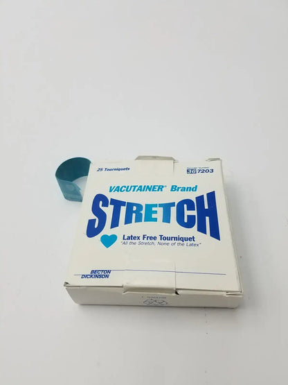 Becton Dickinson BD Vacutainer Stretch Tourniquets Latex-Free 25-Count Box Phlebotomy Tourniquet, second-hand product photo 4