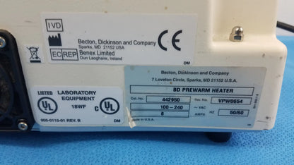 Becton Dickinson & Company BD Prewarm Heater Ref 442950 Prewarm Heater, second-hand product photo 8