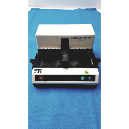 Becton dickinson microprobe 250100 processor with jerome power supply white and black lab instrument with digital display panel