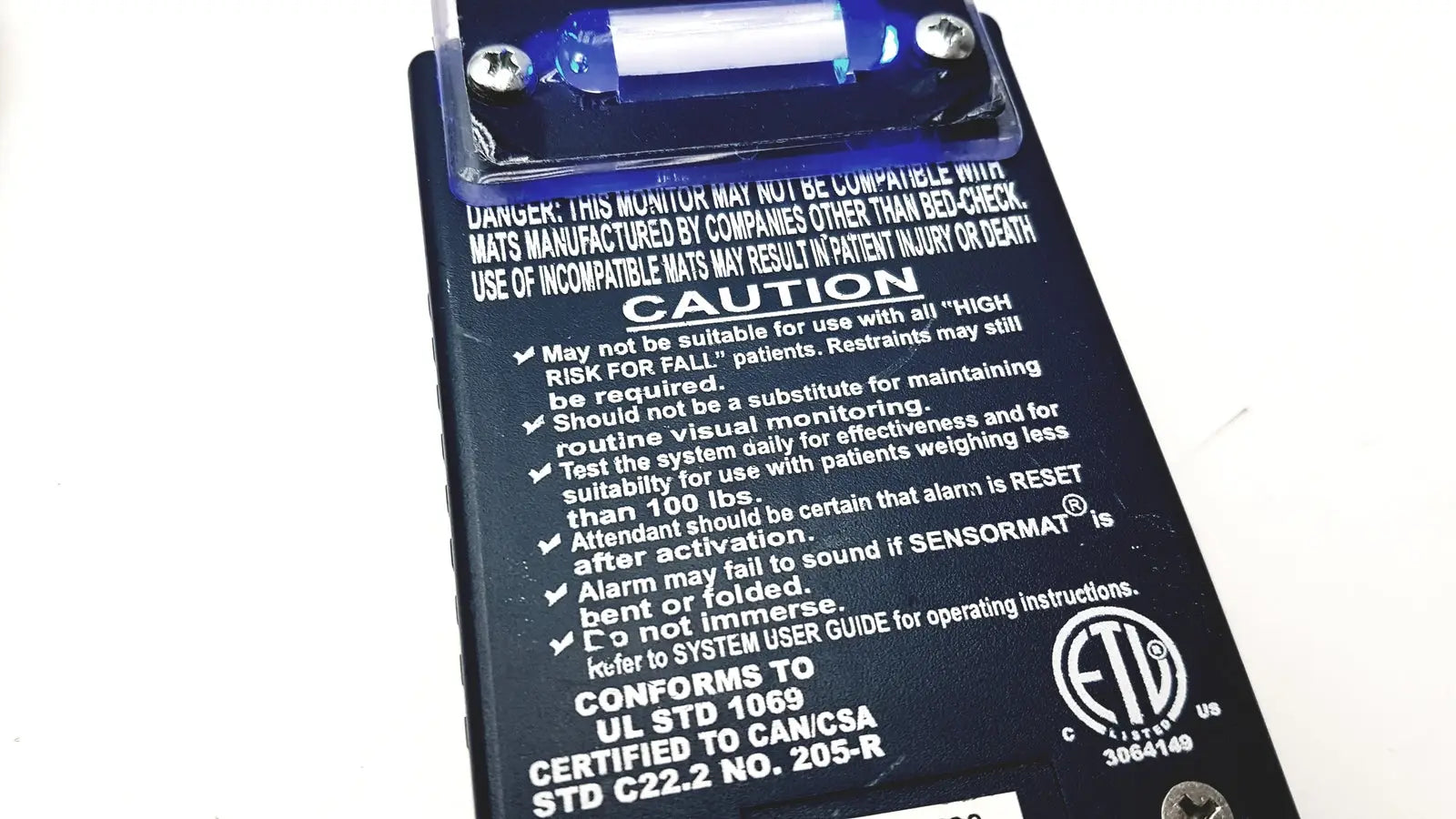 Bed Check Classic Check Fall Risk Monitoring System CL101488 Fall Risk Monitoring System, second-hand product photo 5