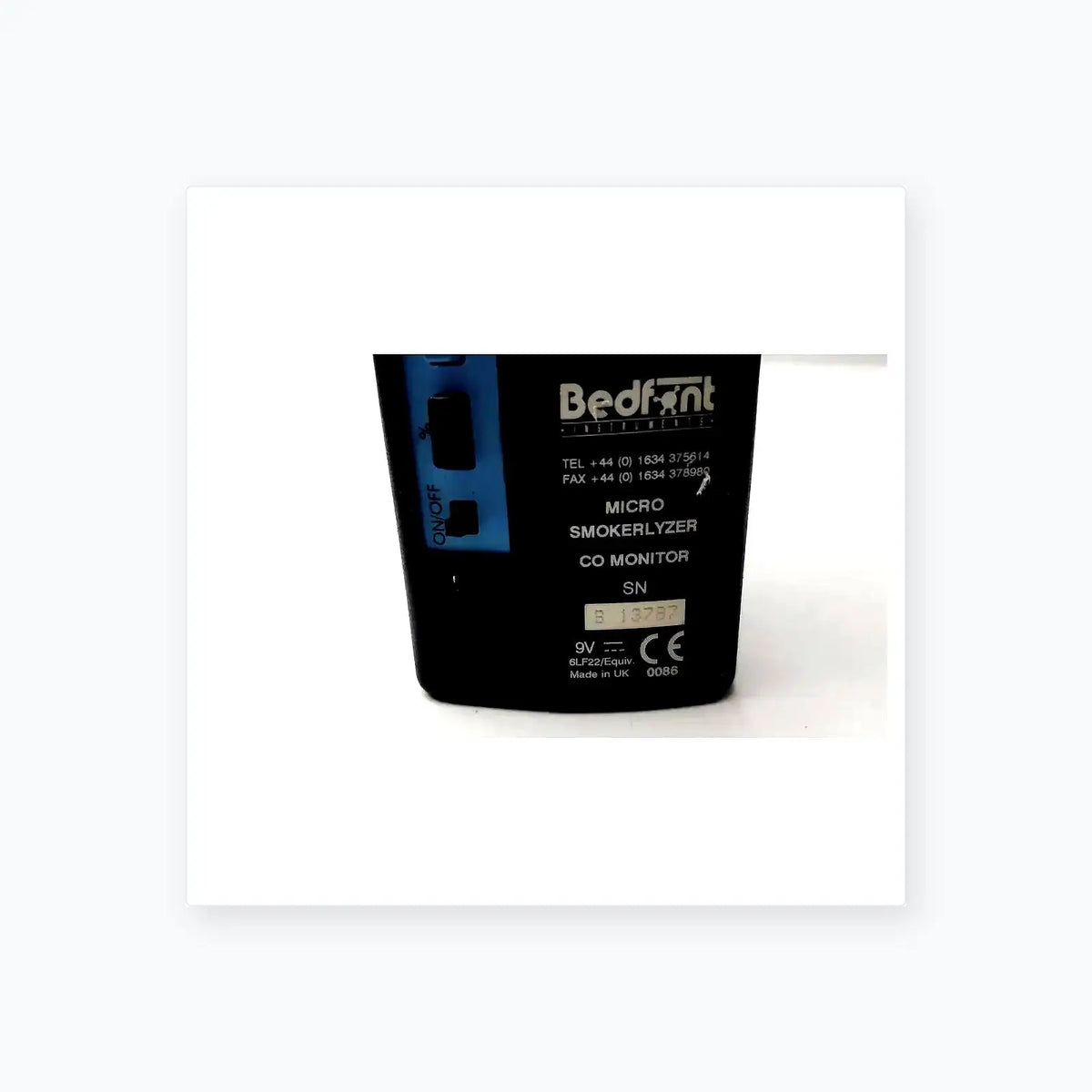 Bedfont Micro Smokerlyzer Micro III Breath CO Monitor, second-hand product photo 8