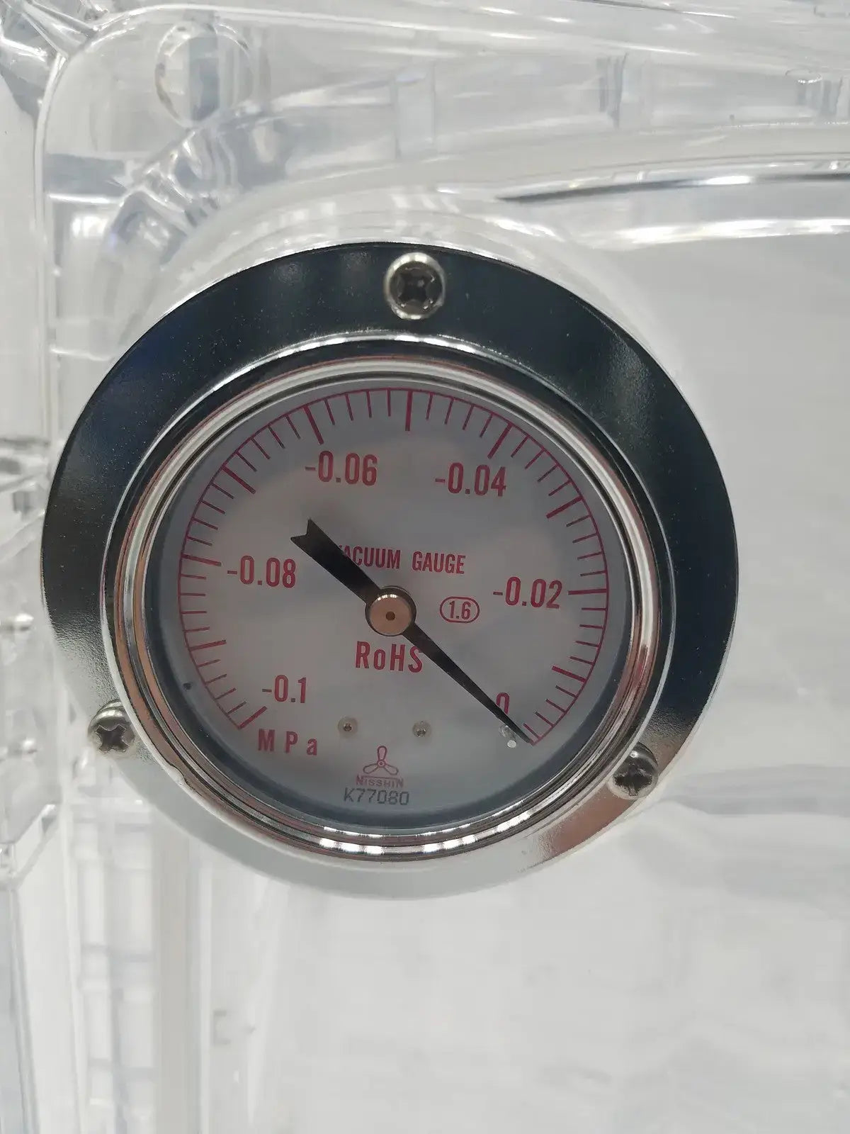 Bel-Art SP Scienceware Clear Acrylic Vacuum Desiccator Cabinet Vacuum Desiccator Cabinet, second-hand product photo 2