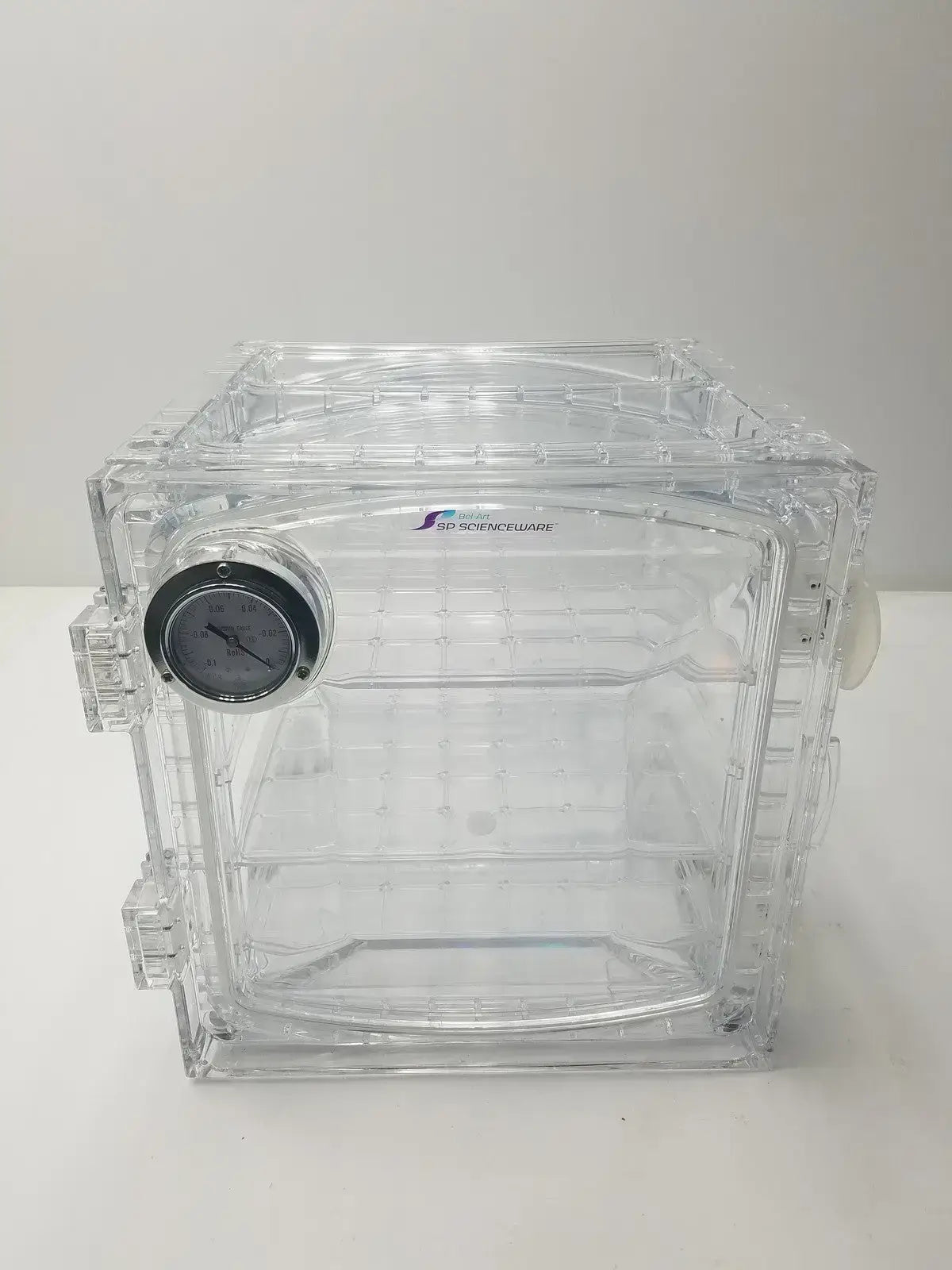 Bel-Art SP Scienceware Clear Acrylic Vacuum Desiccator Cabinet Vacuum Desiccator Cabinet, second-hand product photo 8
