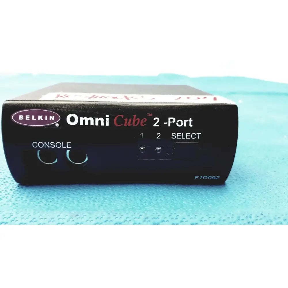 Reuse Medical Belkin OmniCube F1D092 2-Port KVM Switch Other Medical & Lab Equipment, second-hand product photo 1