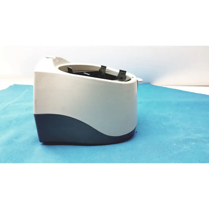 White and dark gray plastic c2000 microplate microcentrifuge with curved modern design for laboratory use