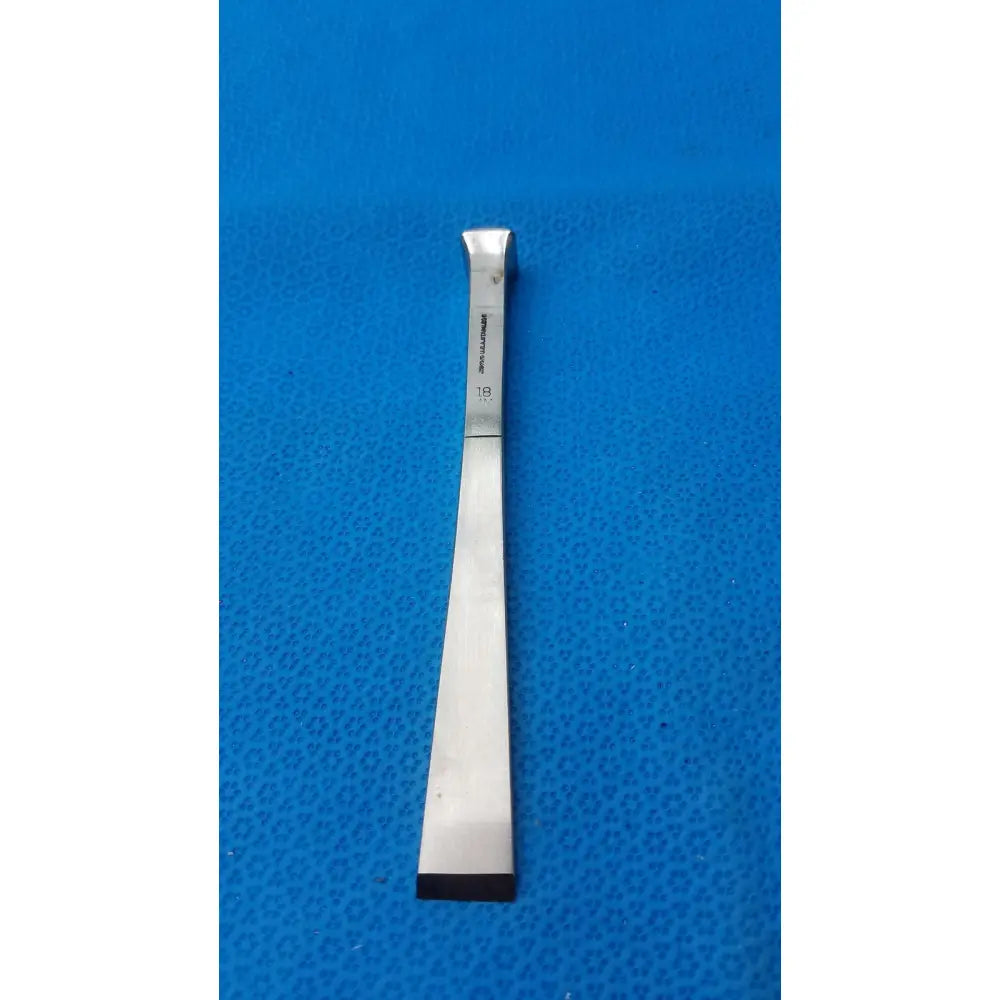 Silver benn stainless surgical instrument 18m bone rongeur with flat rectangular blade and rounded handle stainless surgical instrument