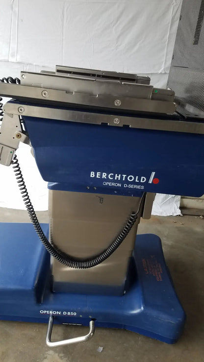 Reuse Medical Equipment Berchtold Operon D850 Surgical Table Base OEM Medical Equipment General Surgery Surgical Tables, second-hand product photo 18