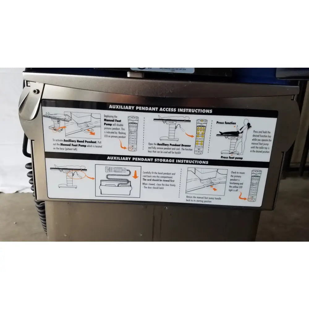 Reuse Medical Equipment Berchtold Operon D850 Surgical Table Base OEM Medical Equipment General Surgery Surgical Tables, second-hand product photo 13