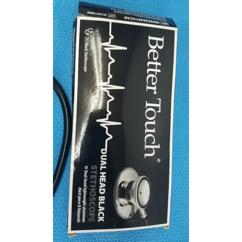 Better Touch Dual Head Black Stethoscope Lightweight - MD5926201UCAB Stethoscope, second-hand product photo 8