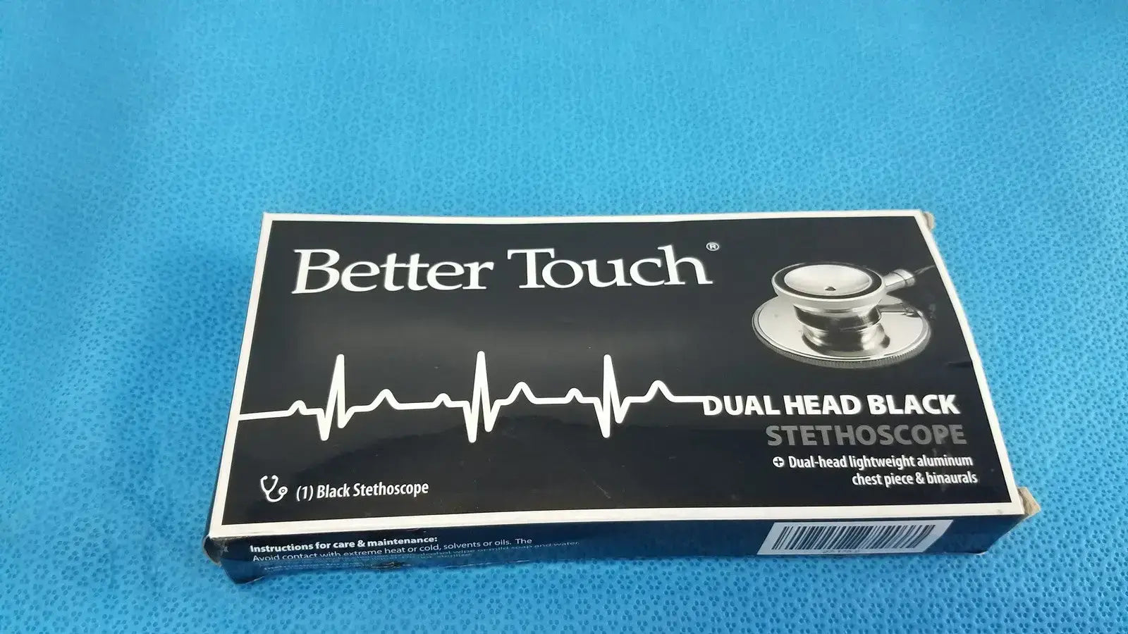 Better Touch Dual Head Black Stethoscope Lightweight - MD5926201UCAB Stethoscope, second-hand product photo 7