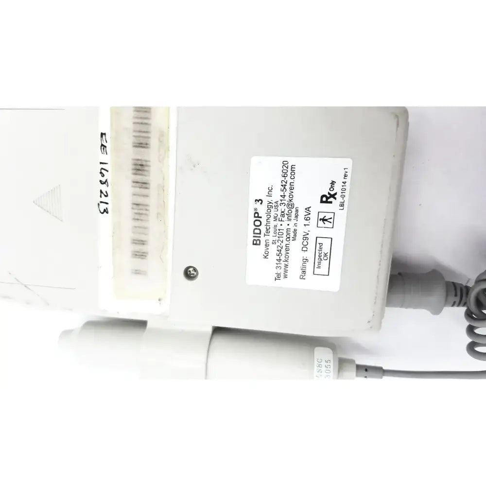 Bidop Hadeco 3 BI-Directional Vascular Handheld With BT8M05 Probe Vascular Doppler, second-hand product photo 5