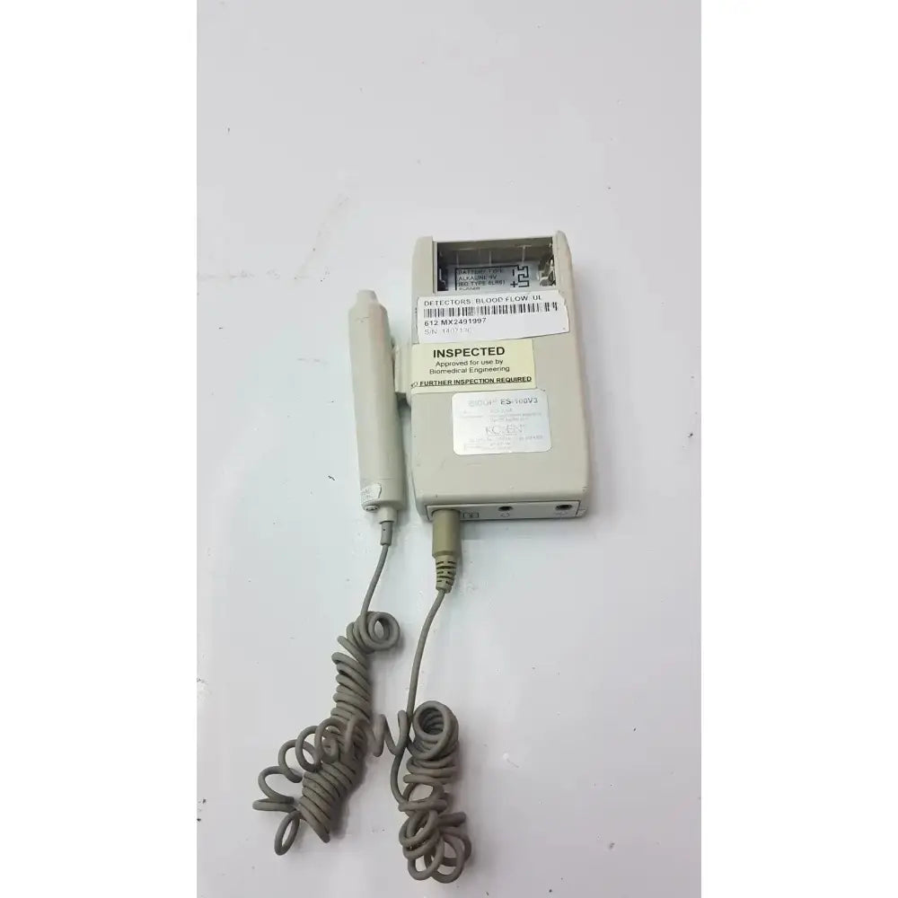 Bidop Hadeco ES-100V3 BI-Directional Vascular Handheld Unit Vascular Doppler, second-hand product photo 4