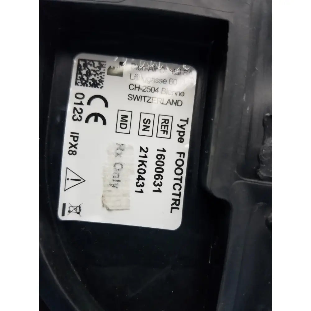 Bien-Air Dental SA Langgasse 60 Foot Control Pedal REF 1600631 Foot Control Pedal, as-is (for parts) product photo 15