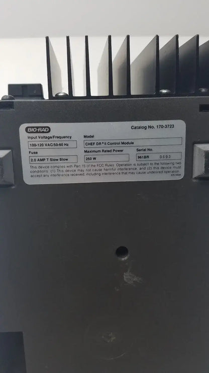 Bio-Rad Chef-DR II Control Module, 250W, Serial No 961BR Electrophoresis Control Module, as-is (for parts) product photo 6