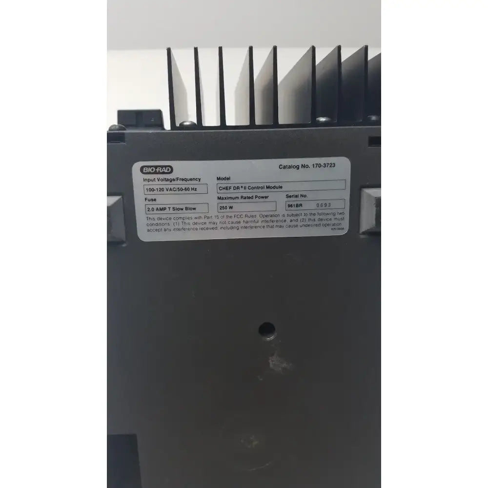 Bio-Rad Chef-DR II Control Module, 250W, Serial No 961BR Electrophoresis Control Module, as-is (for parts) product photo 6