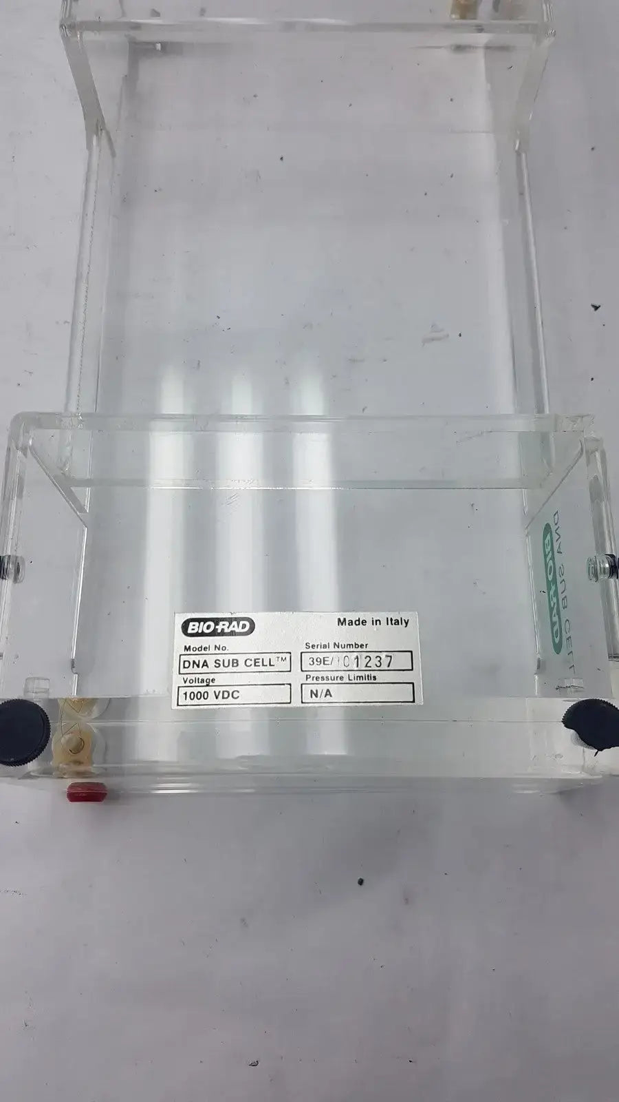 Bio-Rad Bio Rad DNA Mini Sub Cell GT Horizontal Electrophoresis Systems Horizontal Electrophoresis System, second-hand product photo 9