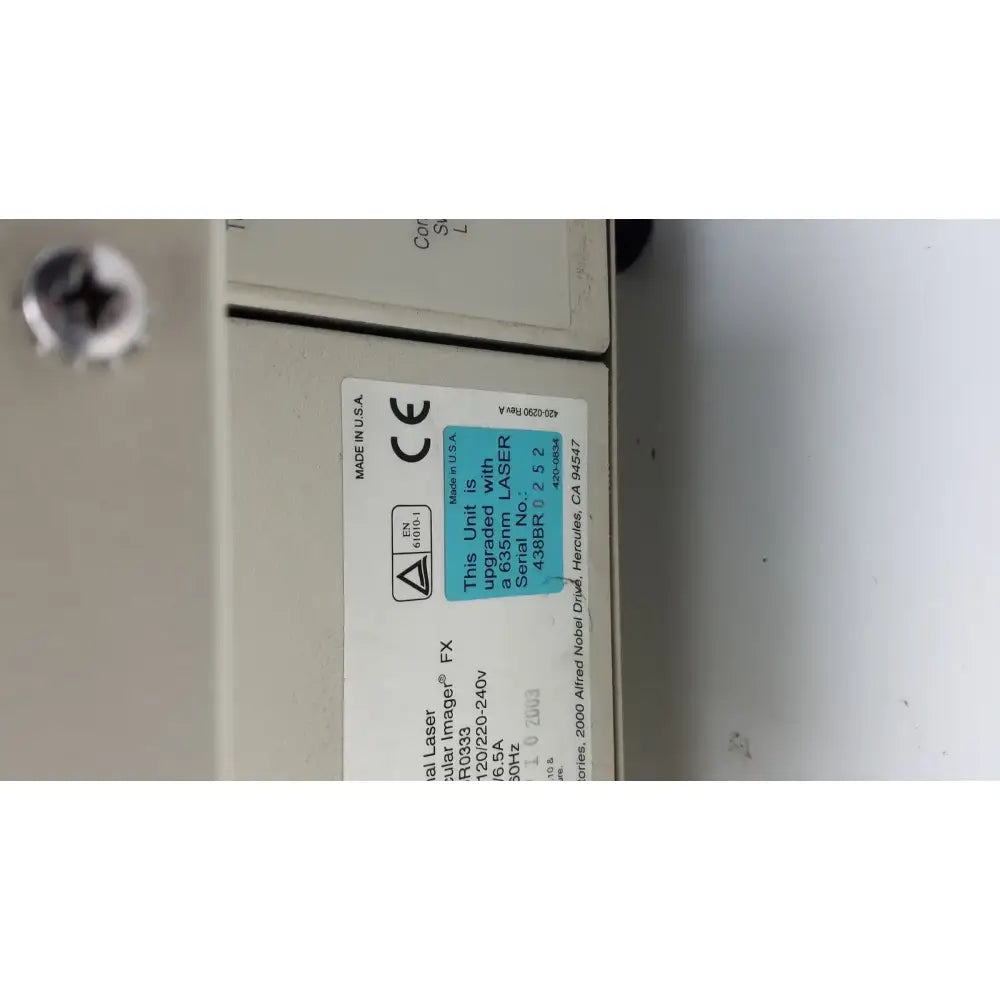 Bio-Rad External Laser Molecular Imager FX Molecular Imager, second-hand product photo 10