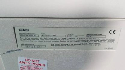 Bio Rad Molecular Imager FX Molecular Imager, as-is (for parts) product photo 1